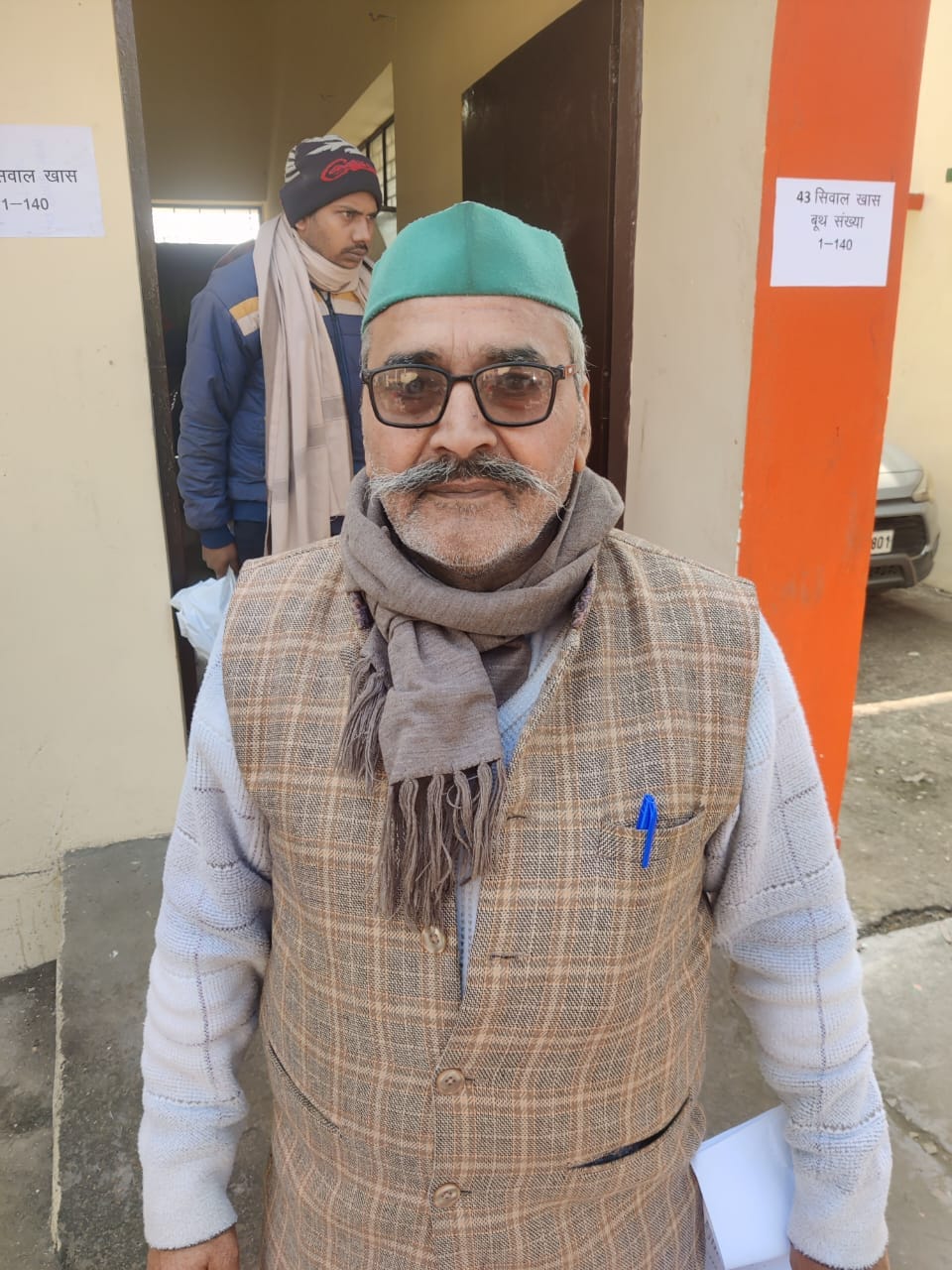 सरूरपुर। गांव बपारसी निवासी मतदाता मनदीप। संवाद सरूरपुर। गांव बपारसी निवासी मतदाता मनदीप। संवाद