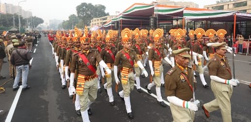 26 जनवरी को होने वाली परेड के लिए हुआ अंतिम पूर्वाभ्यास। 26 जनवरी को होने वाली परेड के लिए हुआ अंतिम पूर्वाभ्यास।