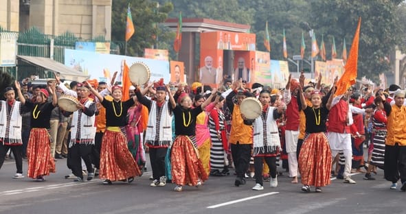 26 जनवरी को होने वाली परेड के लिए हुआ अंतिम पूर्वाभ्यास। 26 जनवरी को होने वाली परेड के लिए हुआ अंतिम पूर्वाभ्यास।