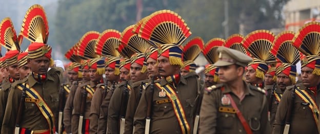 26 जनवरी को होने वाली परेड के लिए हुआ अंतिम पूर्वाभ्यास। 26 जनवरी को होने वाली परेड के लिए हुआ अंतिम पूर्वाभ्यास।