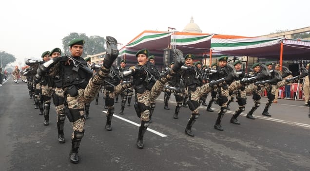 26 जनवरी को होने वाली परेड के लिए हुआ अंतिम पूर्वाभ्यास। 26 जनवरी को होने वाली परेड के लिए हुआ अंतिम पूर्वाभ्यास।