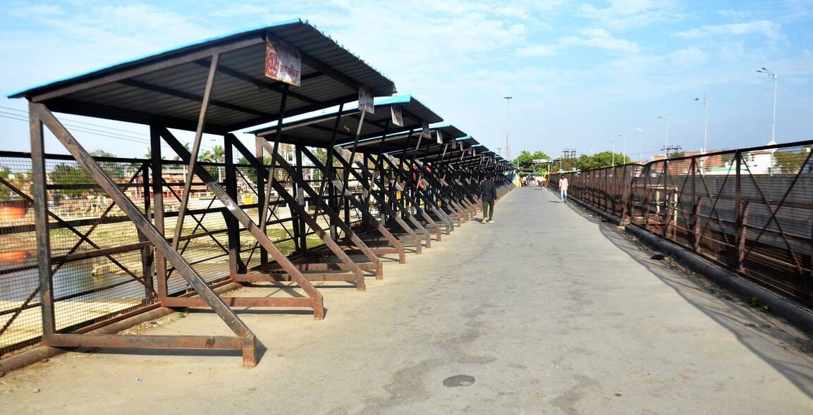 निगोही रोड पर बना वेंडिग जोन। संवाद