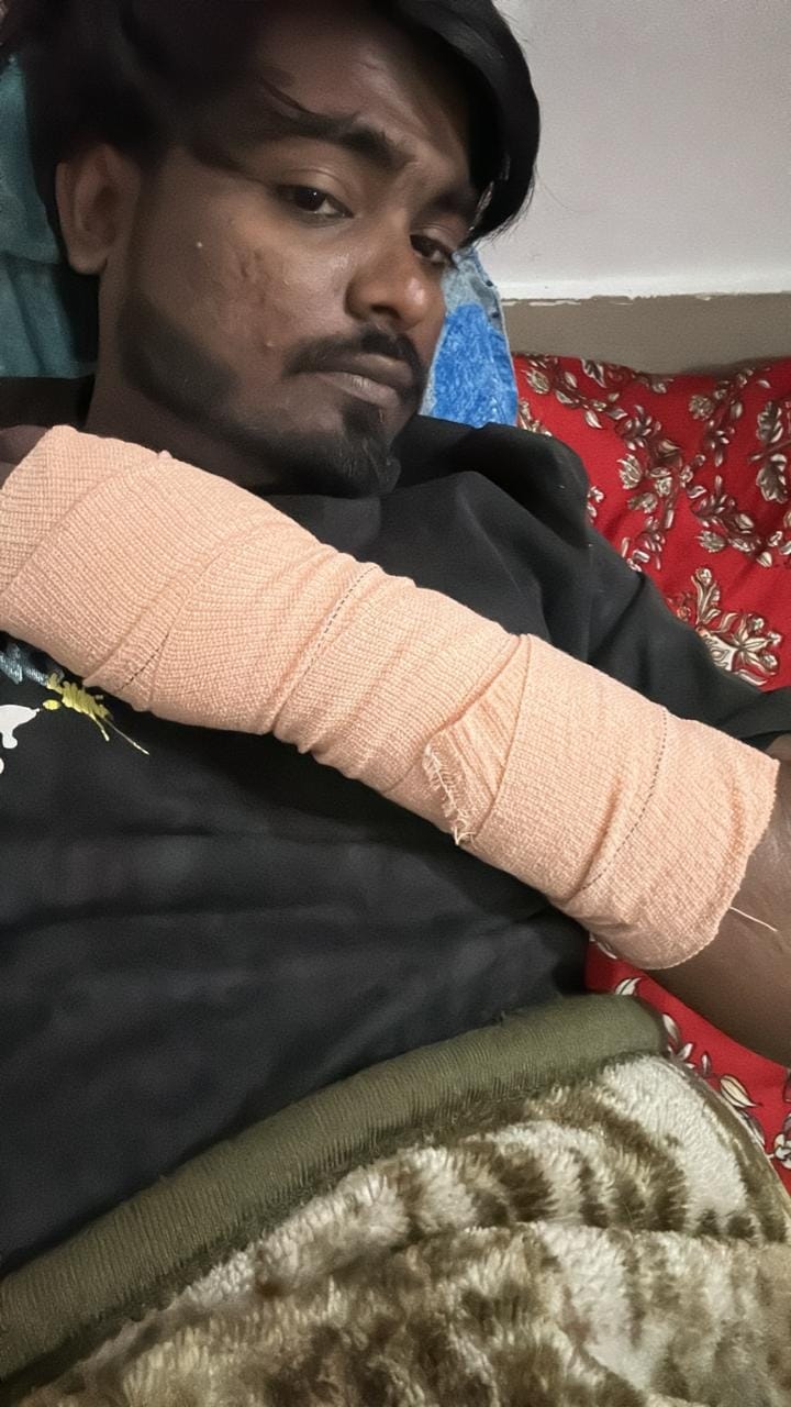 घायल सुफियान।