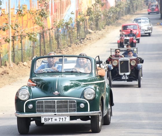 वर्ल्ड वार टू और फिल्मों का हिस्सा रहीं विंटेज कारों ने बिखेरा जलवा