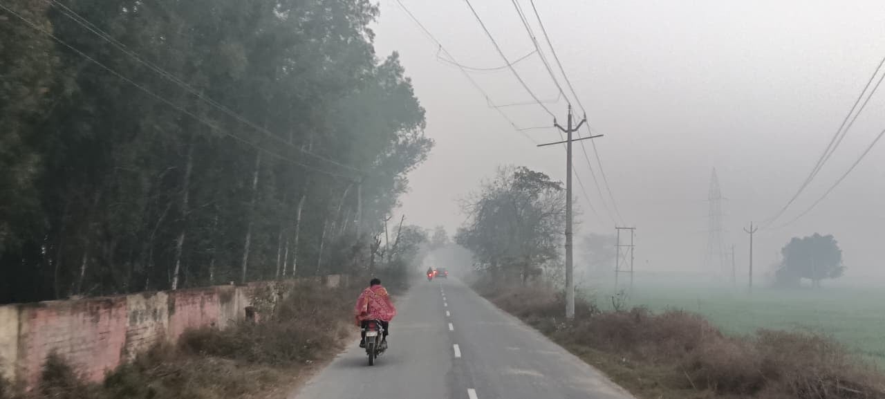 कैथल।  गांव सिरटा में सुबह के समय हुई ओलावृष्टि