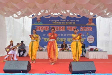 सड़क सुरक्षा माह-2026 के तहत वाहन परीक्षण व प्रमाणीकरण केंद्र में जागरूकता कार्यक्रम आयोजित किय