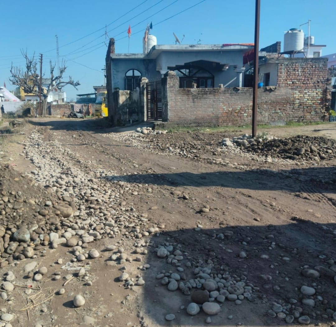 गुढ़ा मन्हांसा में मार्ग पर मिट्टी डालकर समतल करता ट्रैक्टर चालक। गुढ़ा मन्हांसा में मार्ग पर मिट्टी डालकर समतल करता ट्रैक्टर चालक।