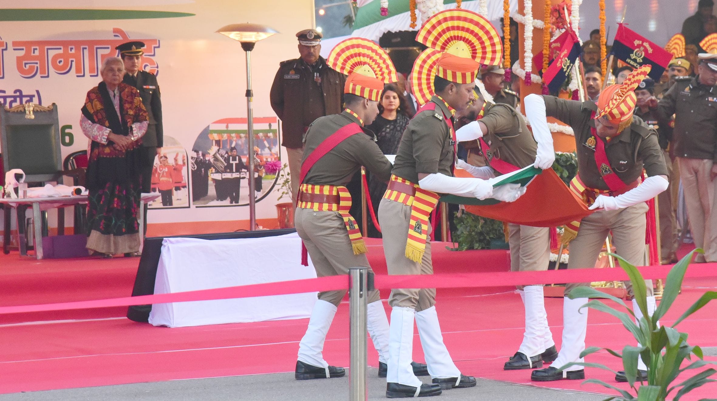 राष्ट्रभक्ति के सुरों से सजा बीटिंग द रिट्रीट