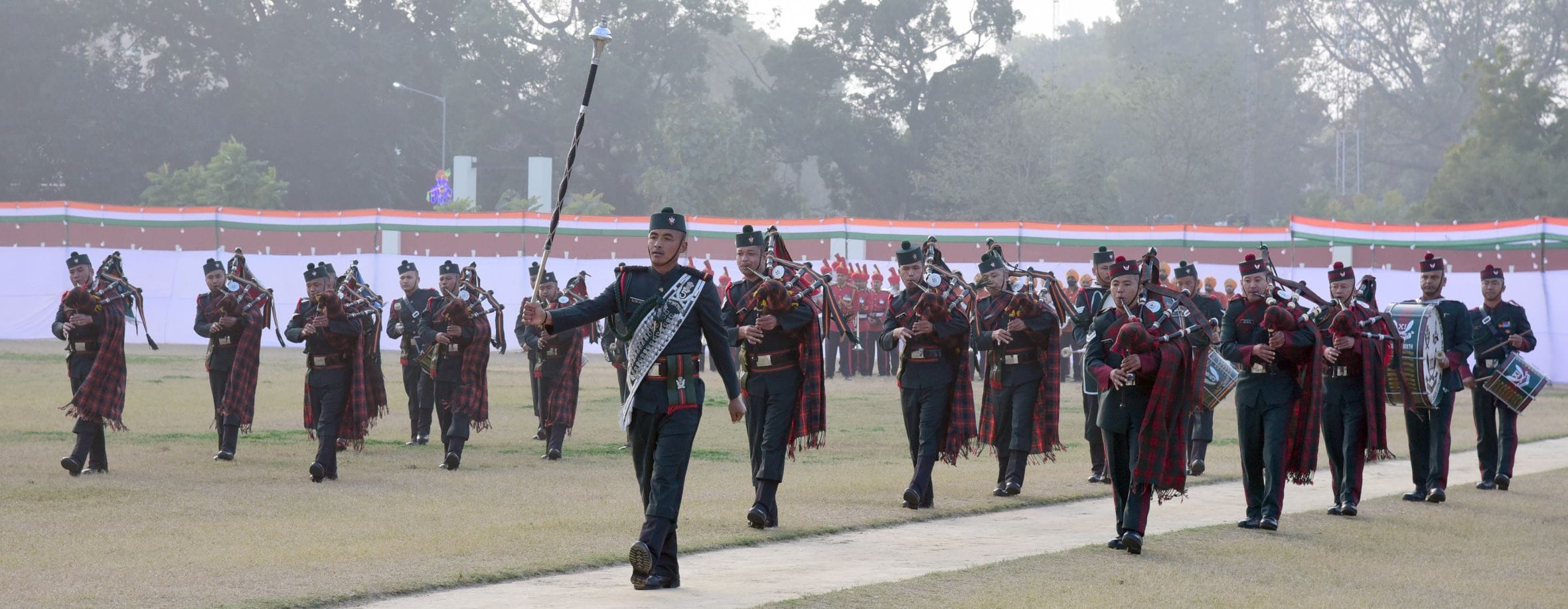 राष्ट्रभक्ति के सुरों से सजा बीटिंग द रिट्रीट