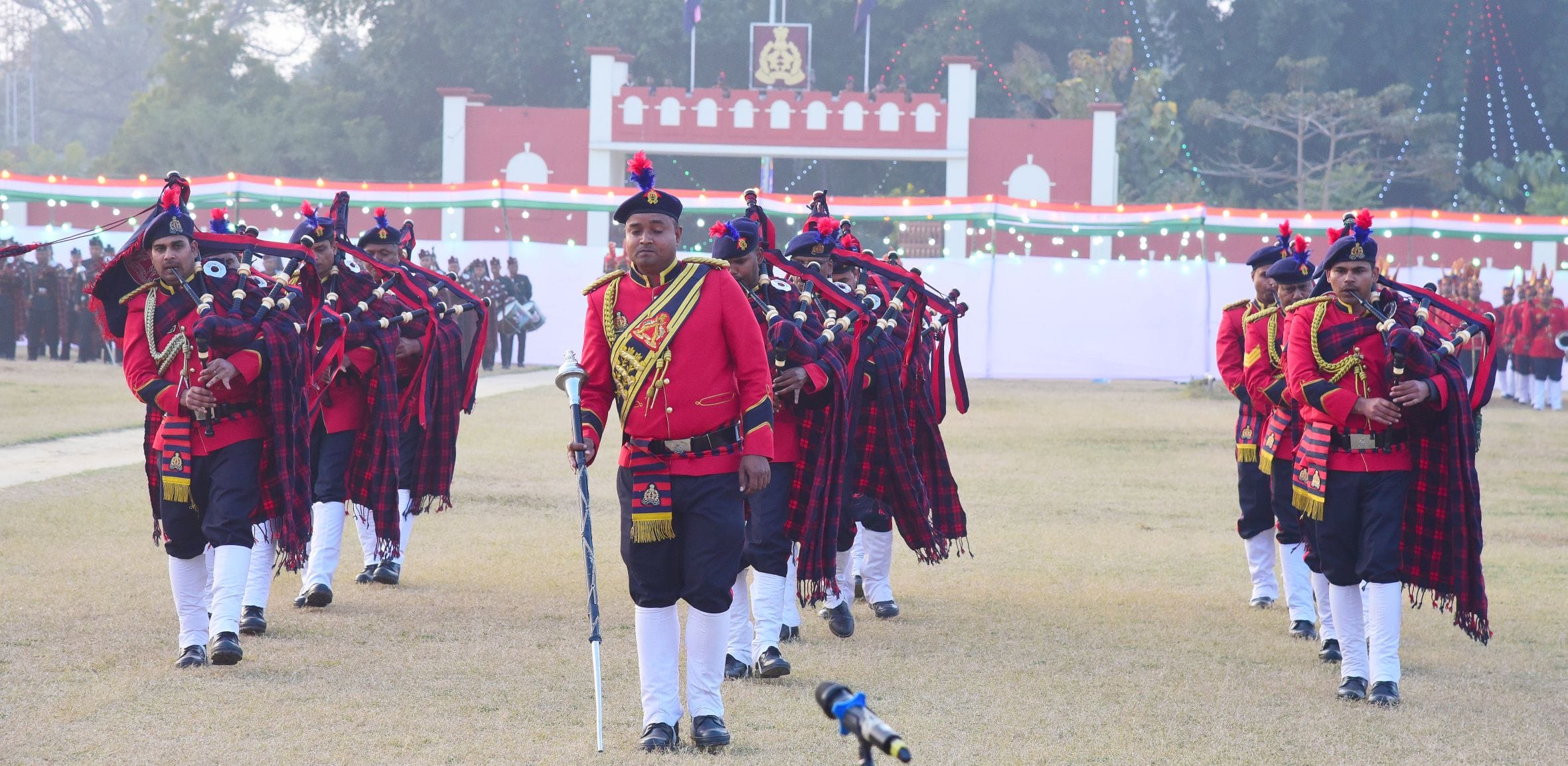राष्ट्रभक्ति के सुरों से सजा बीटिंग द रिट्रीट