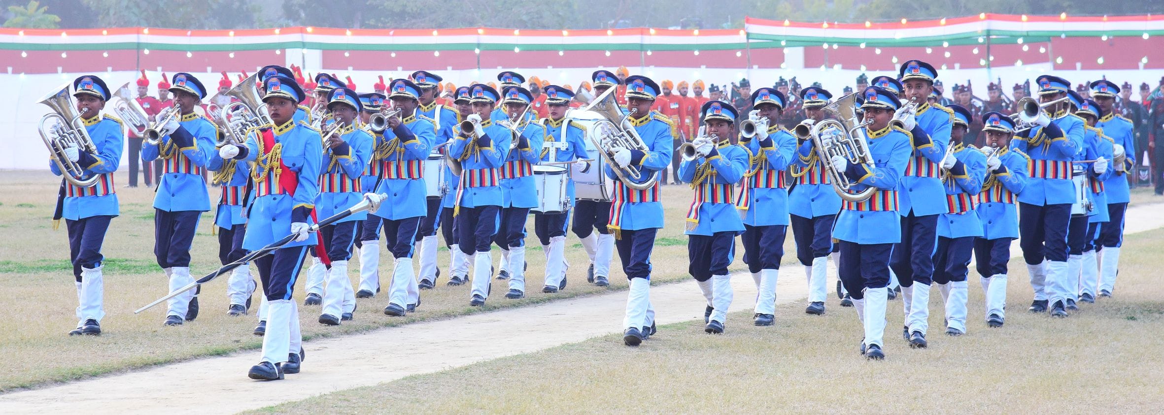 राष्ट्रभक्ति के सुरों से सजा बीटिंग द रिट्रीट