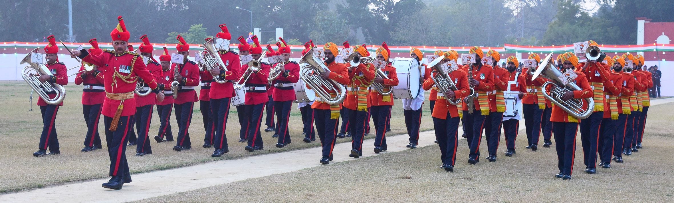 राष्ट्रभक्ति के सुरों से सजा बीटिंग द रिट्रीट