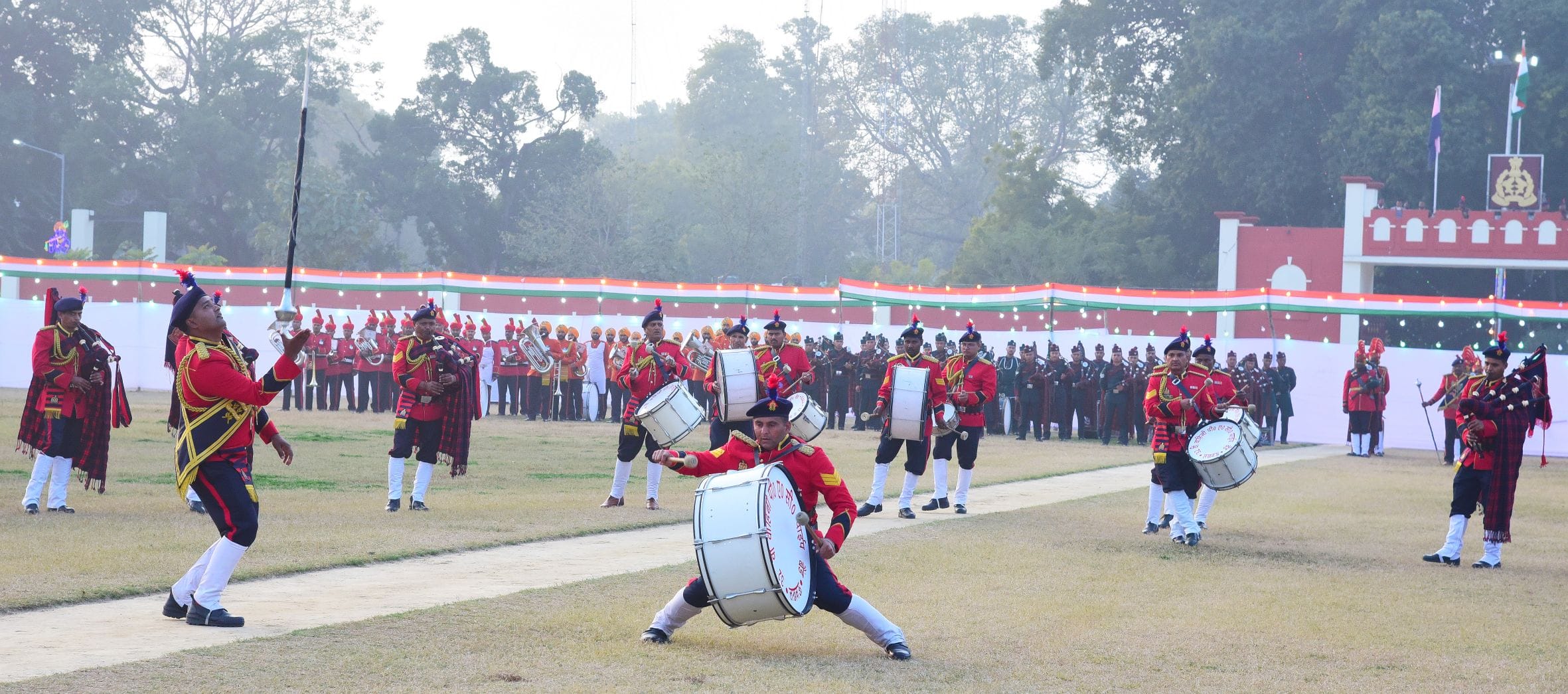 राष्ट्रभक्ति के सुरों से सजा बीटिंग द रिट्रीट