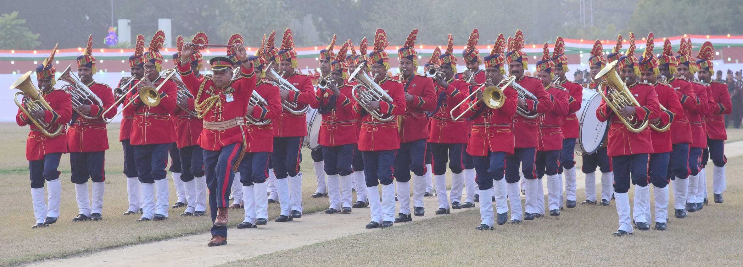 राष्ट्रभक्ति के सुरों से सजा बीटिंग द रिट्रीट