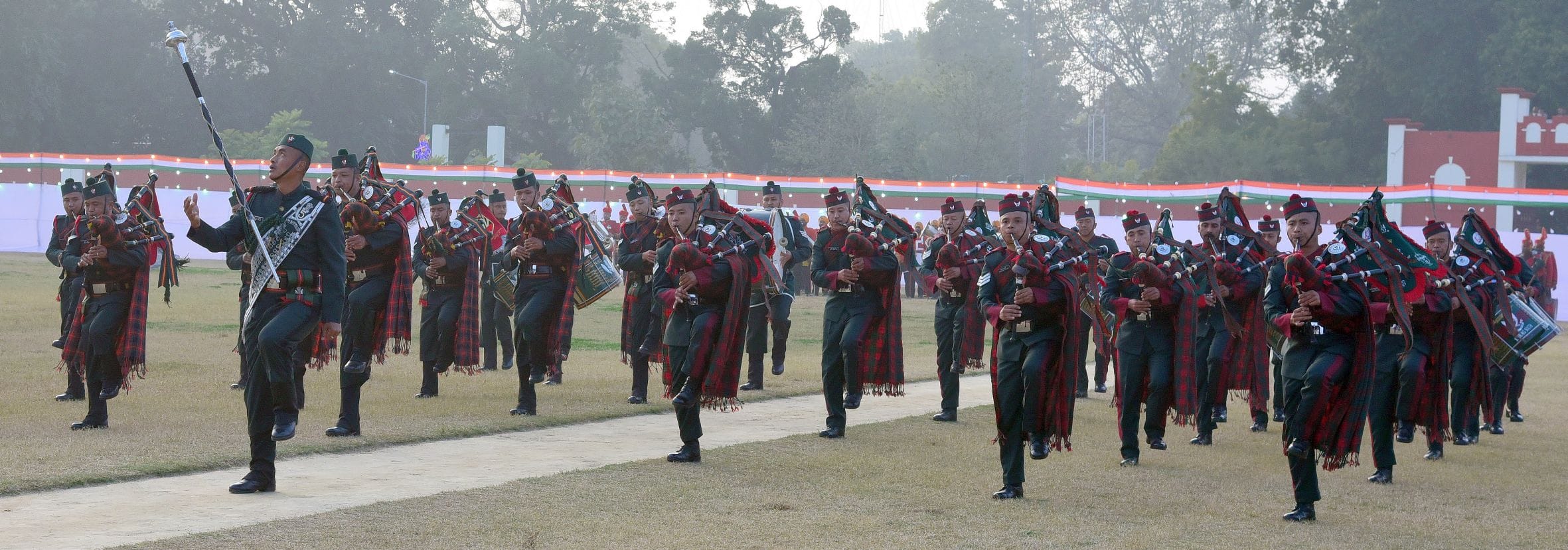 राष्ट्रभक्ति के सुरों से सजा बीटिंग द रिट्रीट
