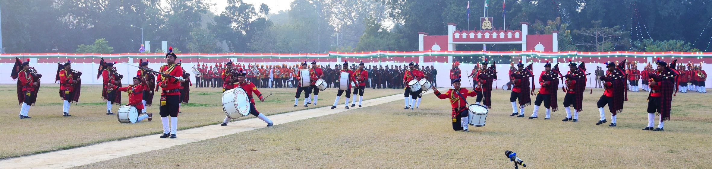 राष्ट्रभक्ति के सुरों से सजा बीटिंग द रिट्रीट