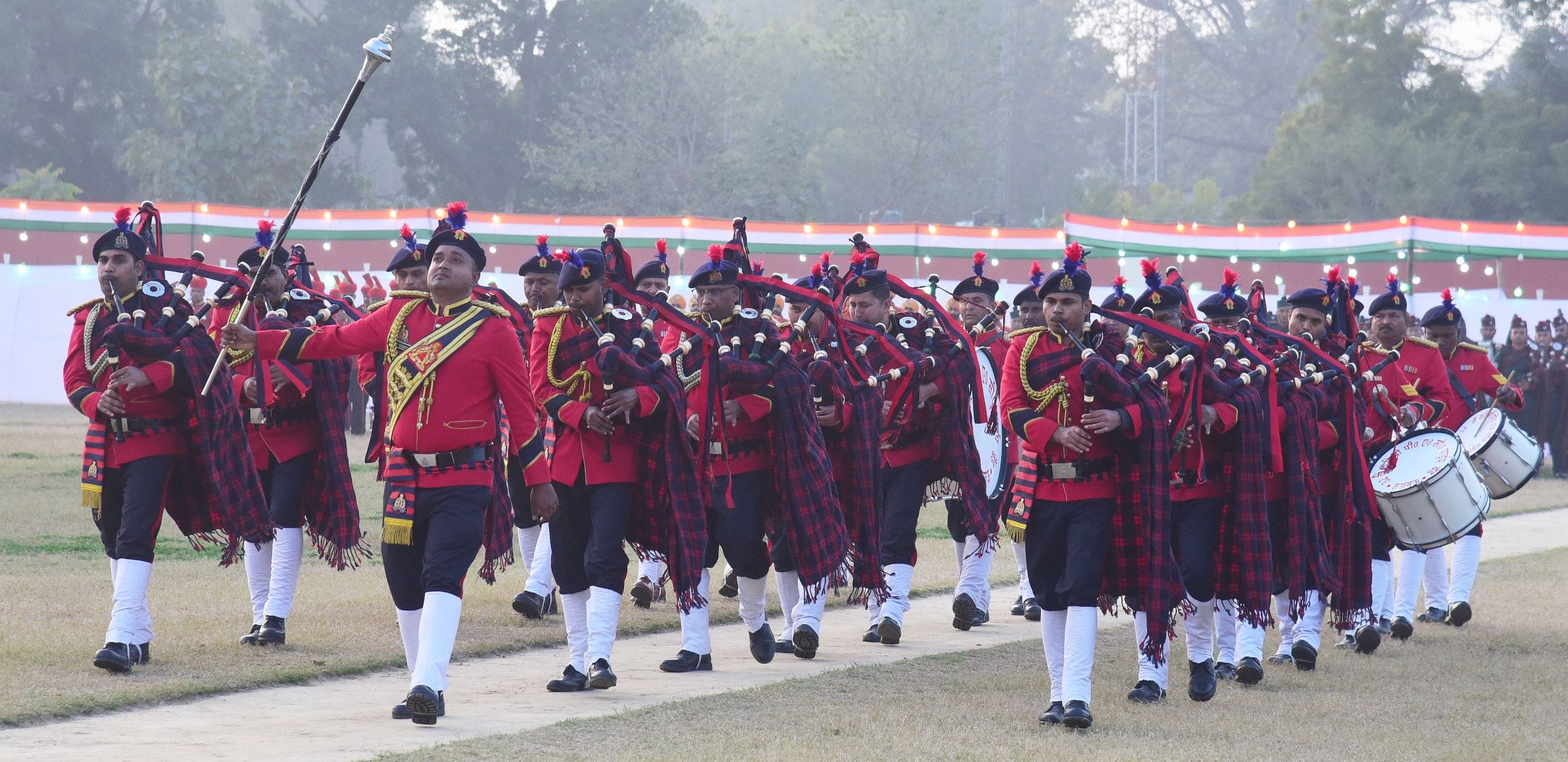 राष्ट्रभक्ति के सुरों से सजा बीटिंग द रिट्रीट