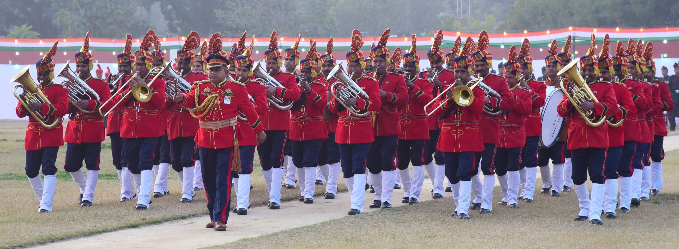 राष्ट्रभक्ति के सुरों से सजा बीटिंग द रिट्रीट