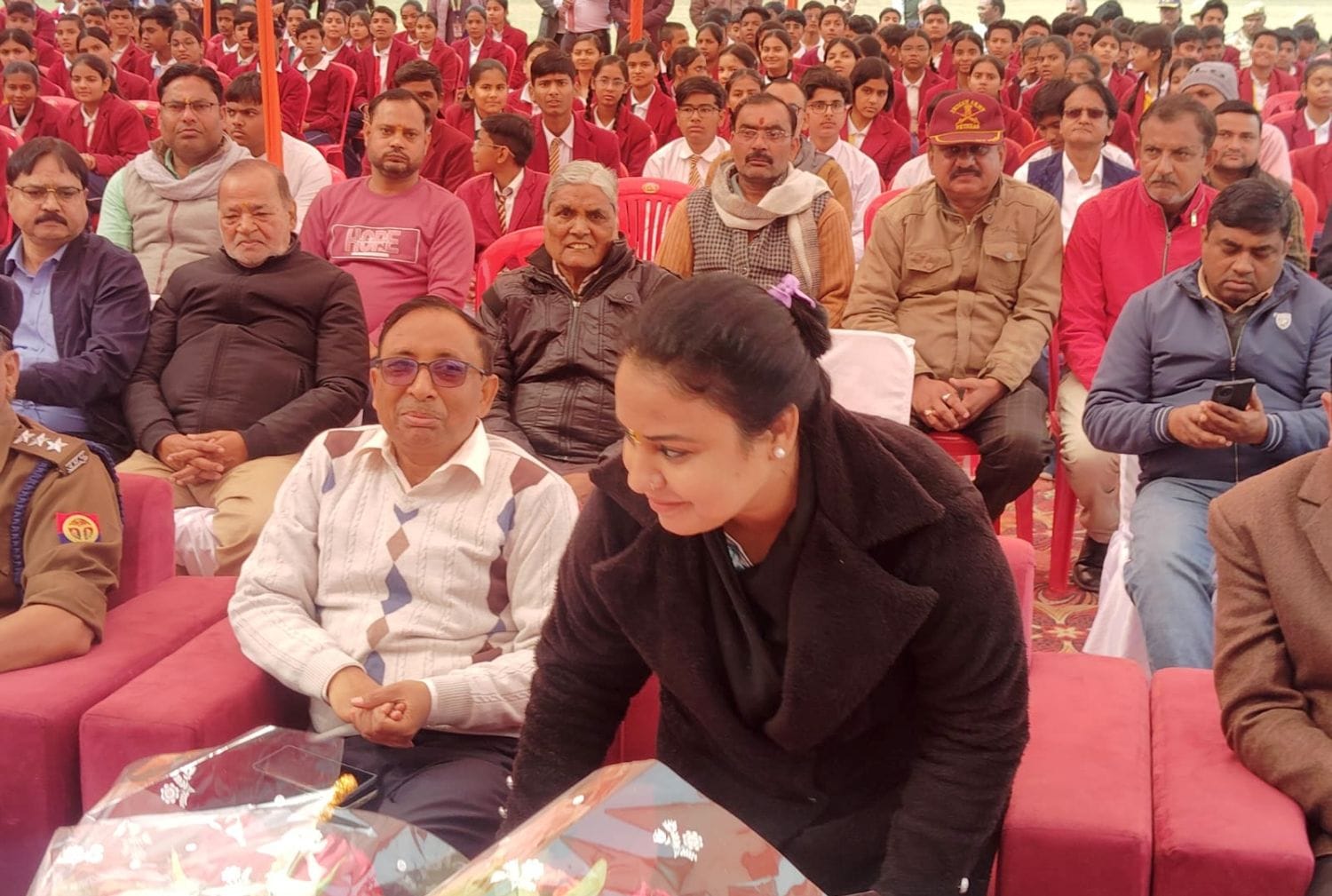 फोटो 31 एमएएचपी 20 परिचय-कार्यक्रम में बोलतीं डीएम गजल भारद्वाज। स्रोत: विभाग