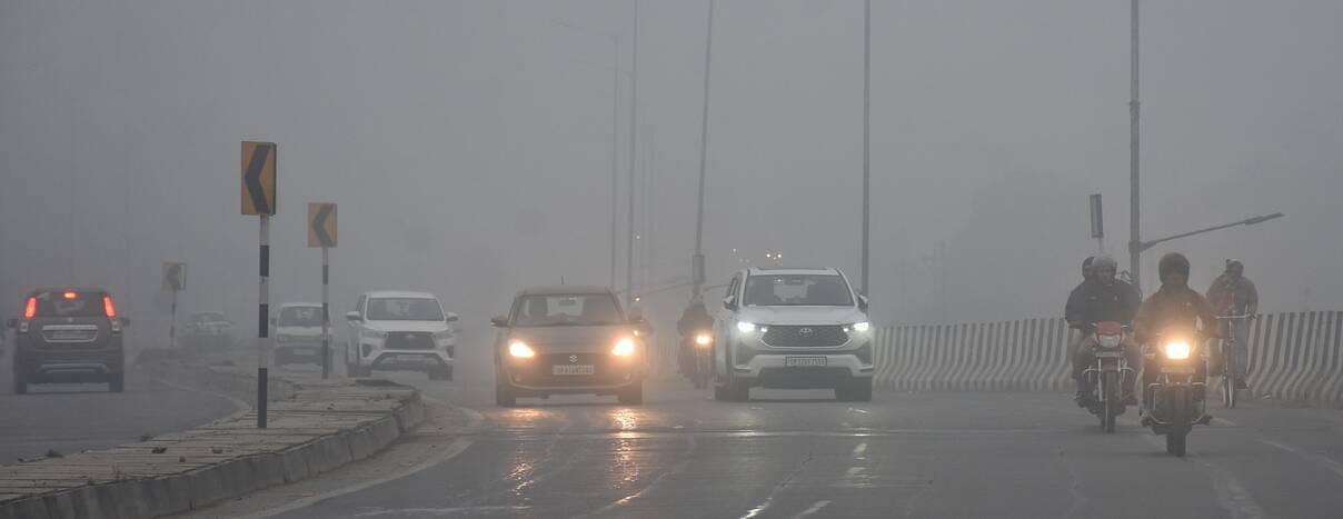 राजधानी में शनिवार सर्द रहा। सुबह घने कोहरे की चादर छाई रही। 