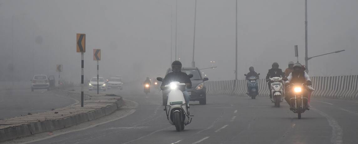 राजधानी में शनिवार सर्द रहा। सुबह घने कोहरे की चादर छाई रही। 