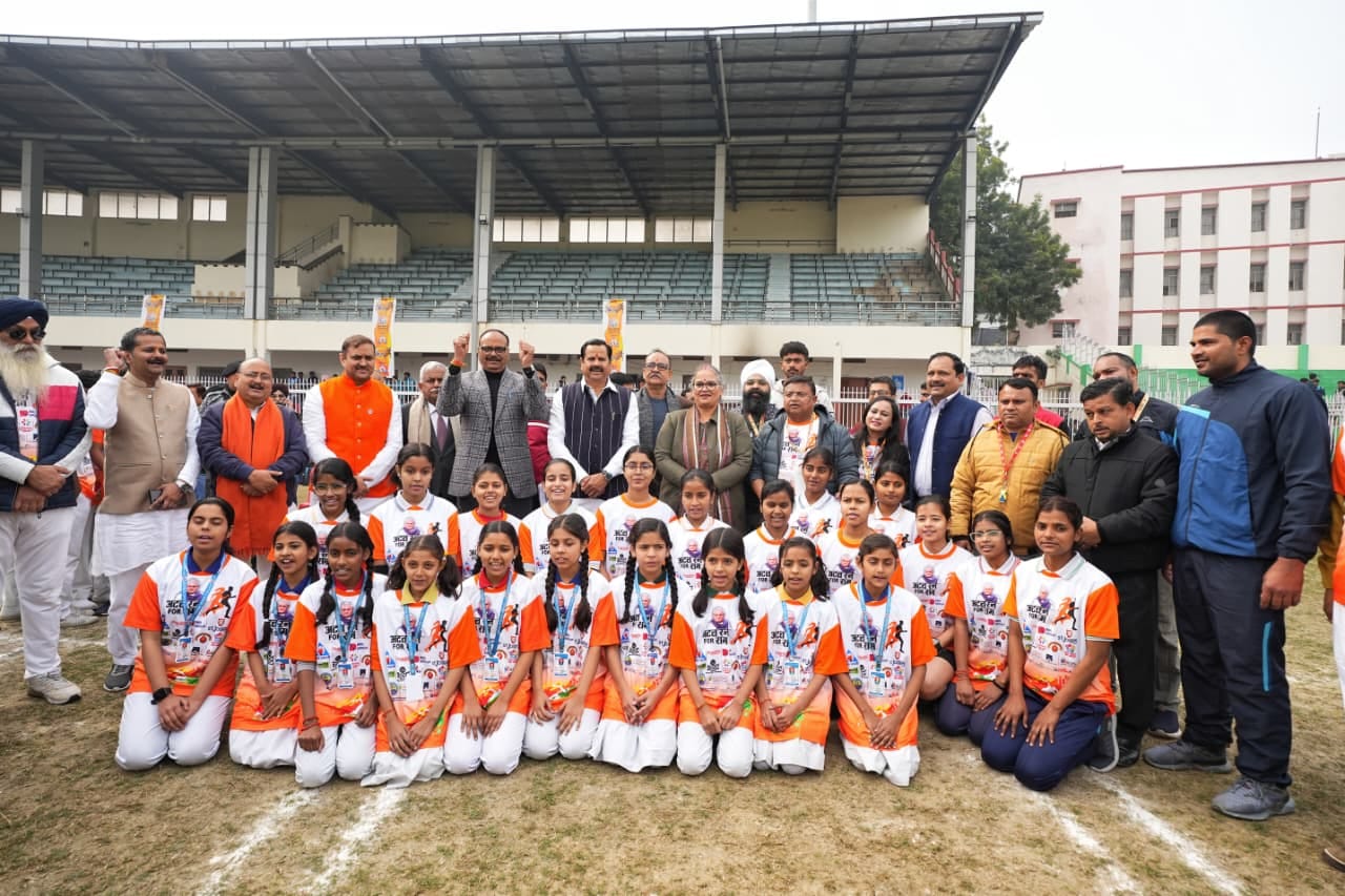 रन फाॅर राम में भाग लेने वाले बच्चों का उत्साह देखते ही बना। 