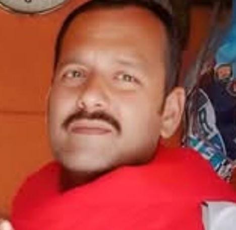 03 सीकेटीपी-06-सोनेपुर गांव में तेज हवा व बारिश से गिरी गेहूं की फसल। संवाद