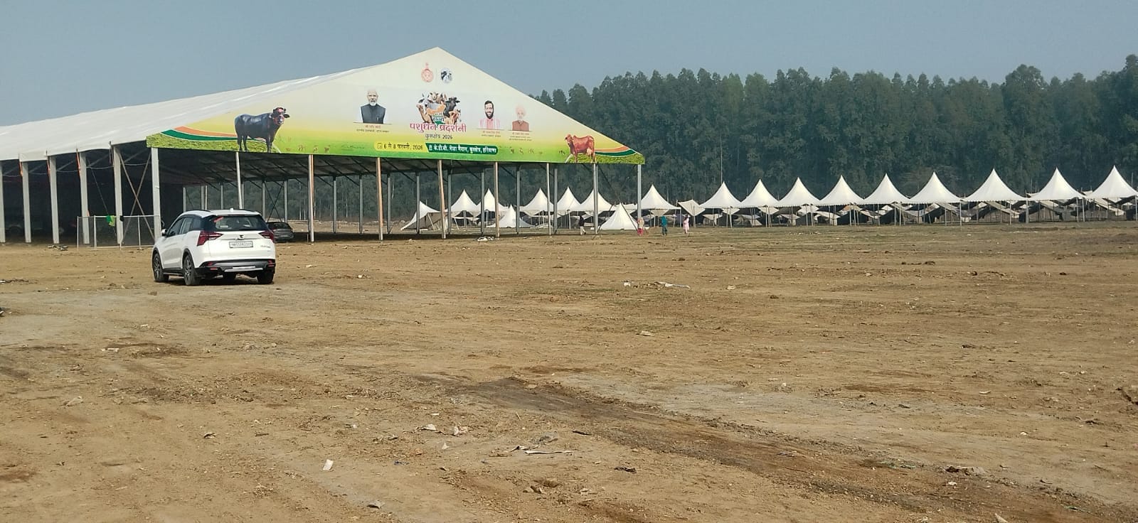 कुरुक्षेत्र। राज्य स्तरीय पशु मेले के लिए की गई तैयारियां।संवाद कुरुक्षेत्र। राज्य स्तरीय पशु मेले के लिए की गई तैयारियां।संवाद