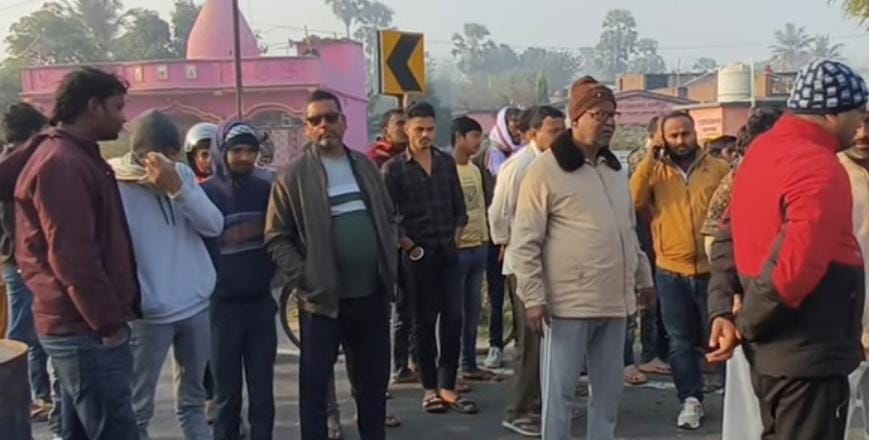 सड़क दुर्धटना में मौत