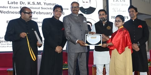 इरम एजुकेशनल सोसाइटी के स्थापना दिवस पर उपमुख्यमंत्री ब्रजेश पाठक और अल्पसंख्यक कल्याण के राज्य