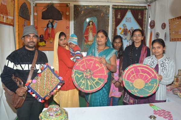 प्रो. एस. प्रणाम की लाइव पेंटिंग ने जीता दिल