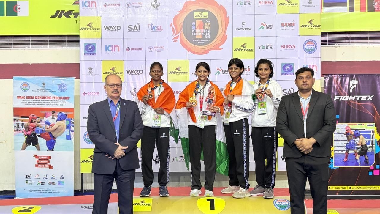 09जेएनडी16: चार मेडल विजेता खिलाड़ी रिद्धिमा कौशिक। स्रोत कोच