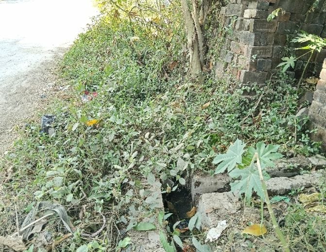 घोसियारी क्षेत्र के कठमोरवा गांव में मुख्य मार्ग पर बनी नाली गंदगी से पटी हुई। संवाद घोसियारी क्षेत्र के कठमोरवा गांव में मुख्य मार्ग पर बनी नाली गंदगी से पटी हुई। संवाद