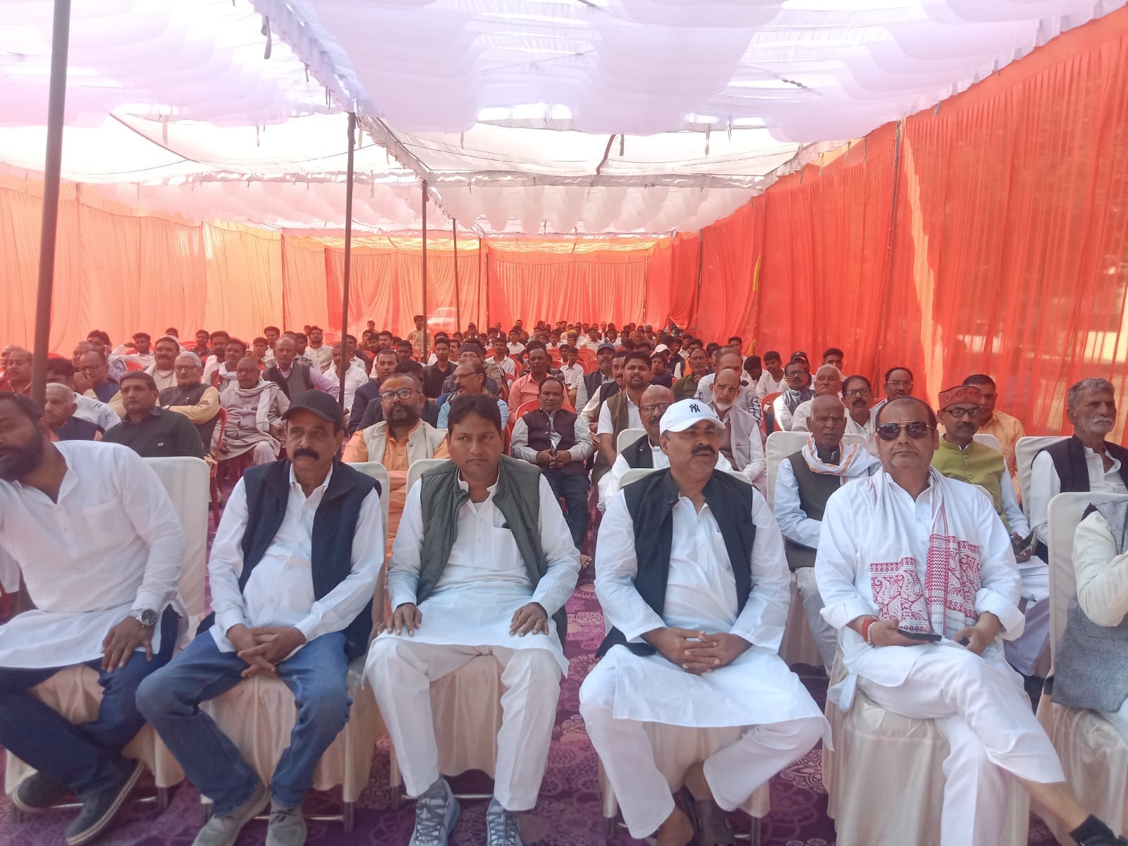 नेशनल इंटरमीडिएट कॉलेज भरवारी में स्वतंत्रता संग्राम सेनानी स्व मंगला प्रसाद तिवारी उर्फ जर्मन 