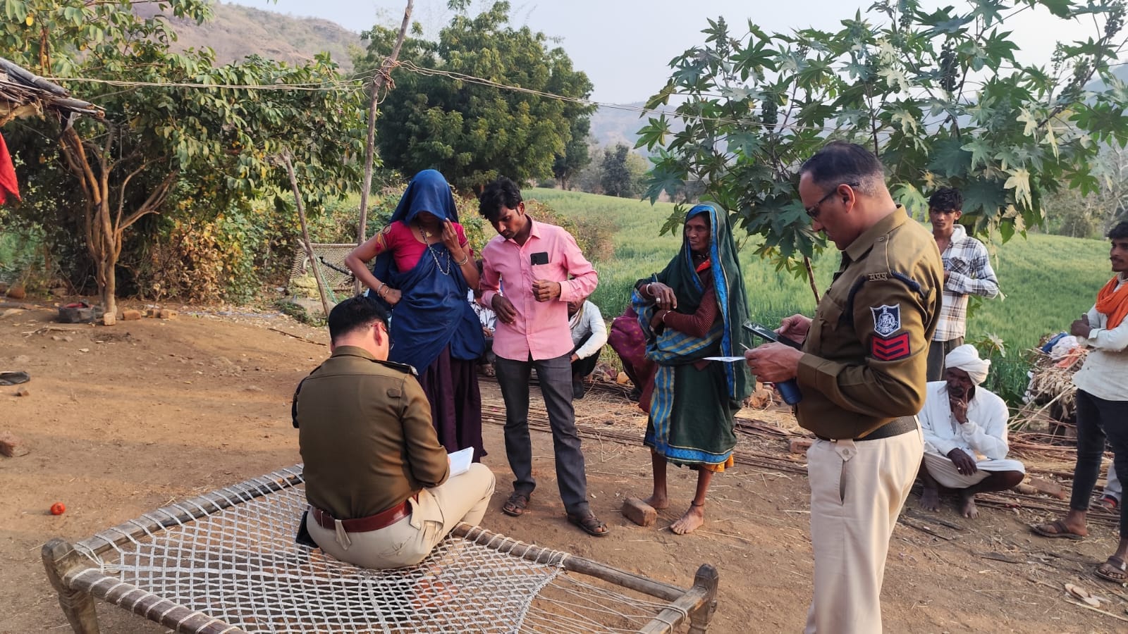 बड़वानी की पाटी पुलिस ने हत्याकांड की जानकारी दी।