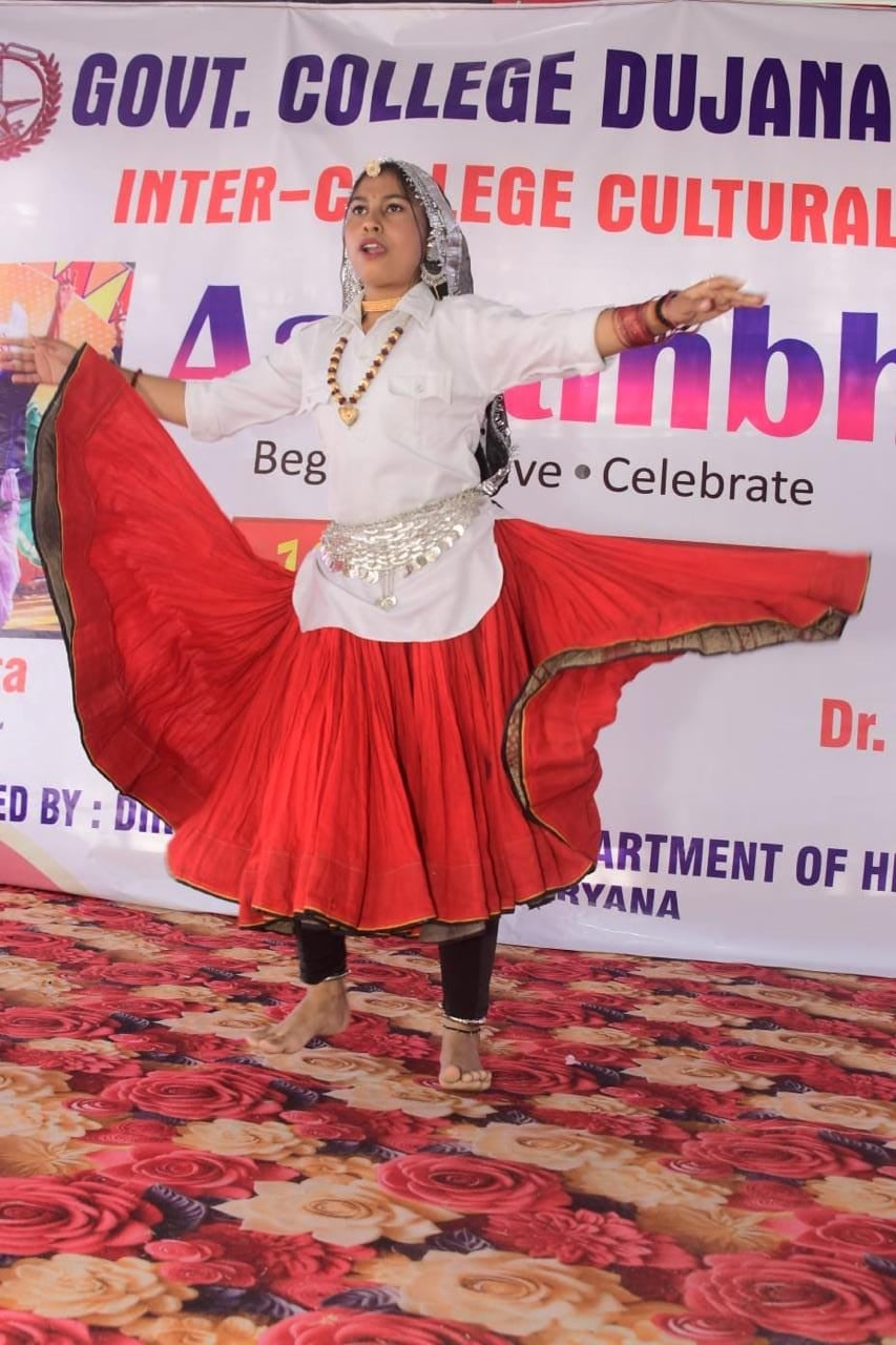 14jjrp07- गांव दुजाना में स्थित राजकीय महाविद्यालय में आयोजित अंतर महाविद्यालयीय सांस्कृतिक कार