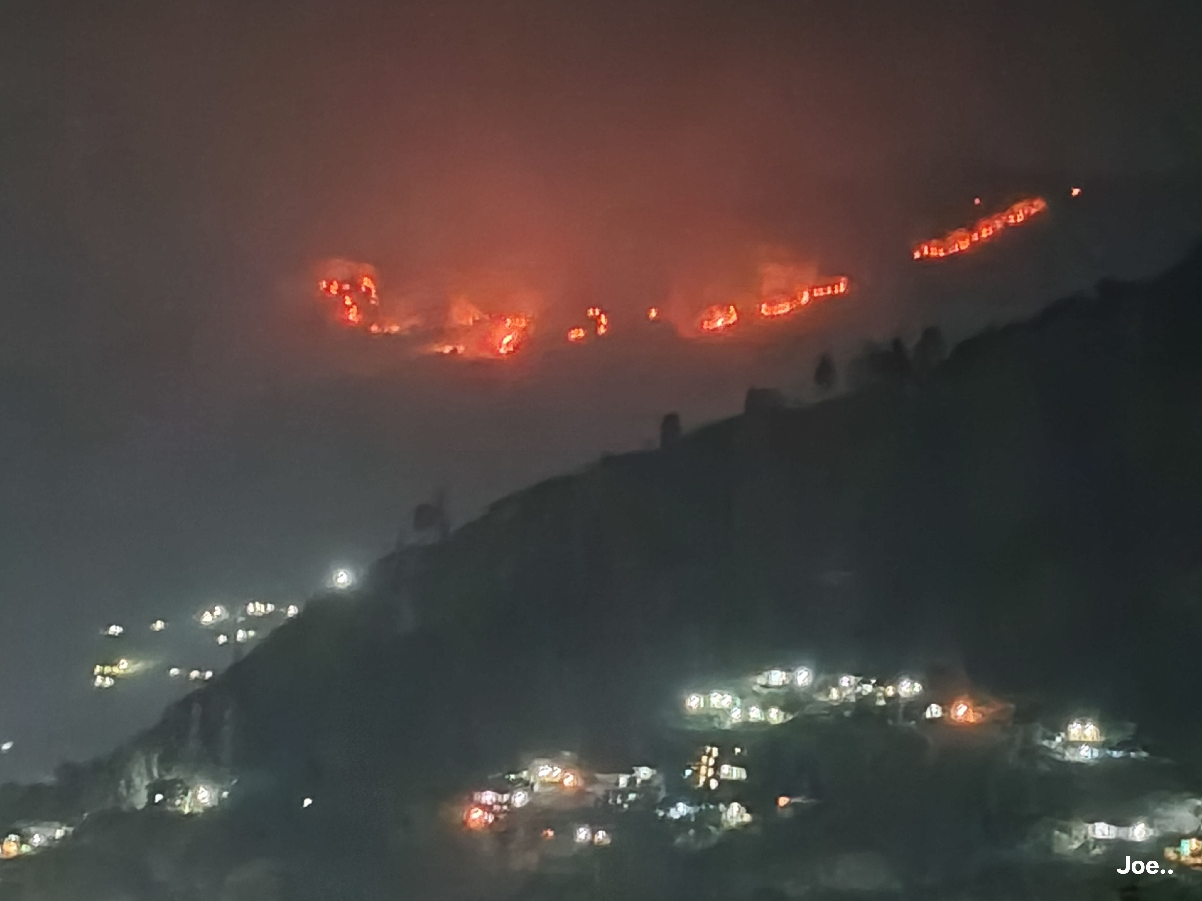 चिलानाल के साथ लगते रंदल क्षेत्र में जंगल की ने वन संपदा को पहुंचा नुकसान। संवाद