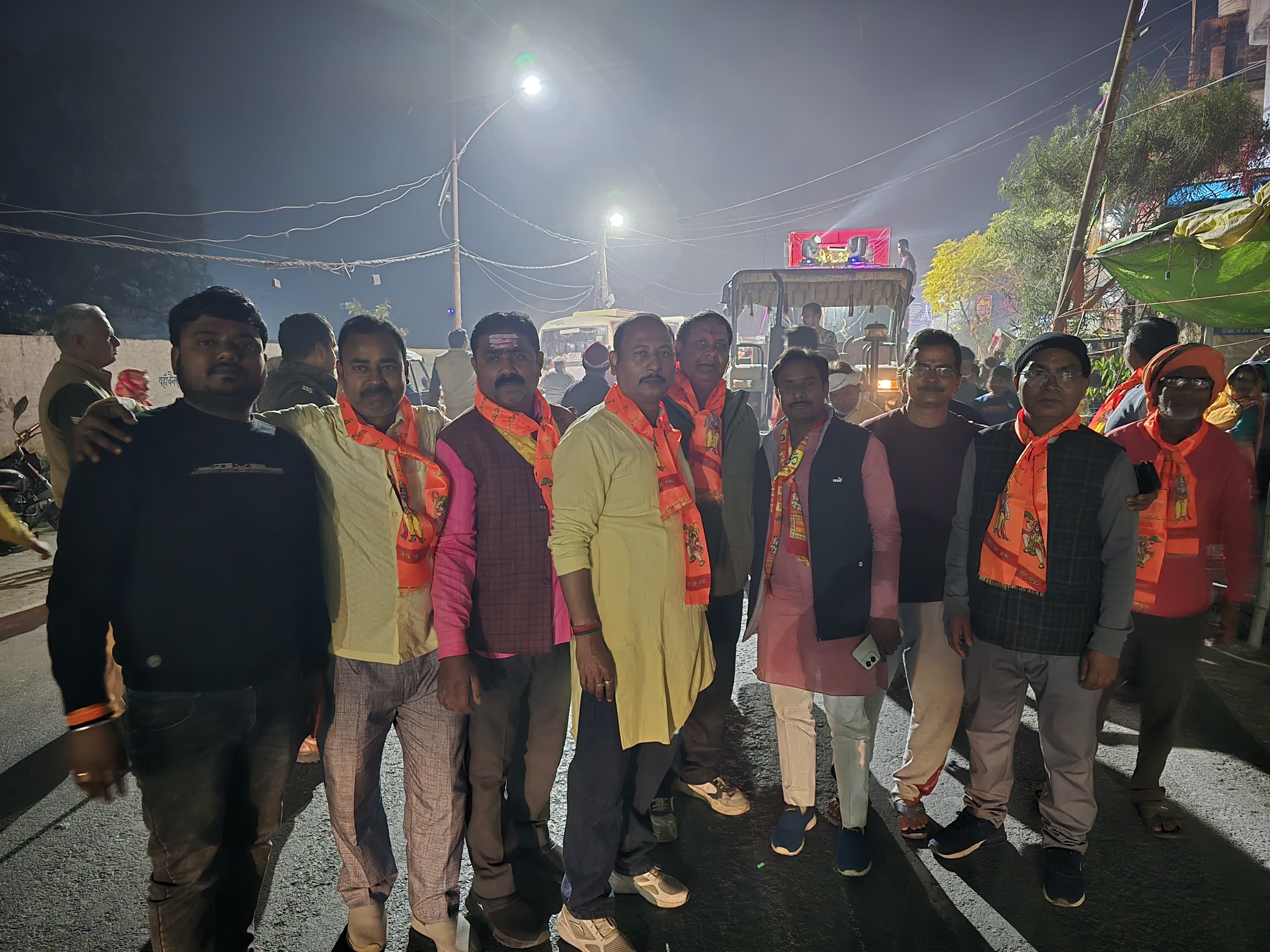 फाजिलनगर शोभायात्रा में निकाली गई शिव और पार्वती  झांकी।संवाद