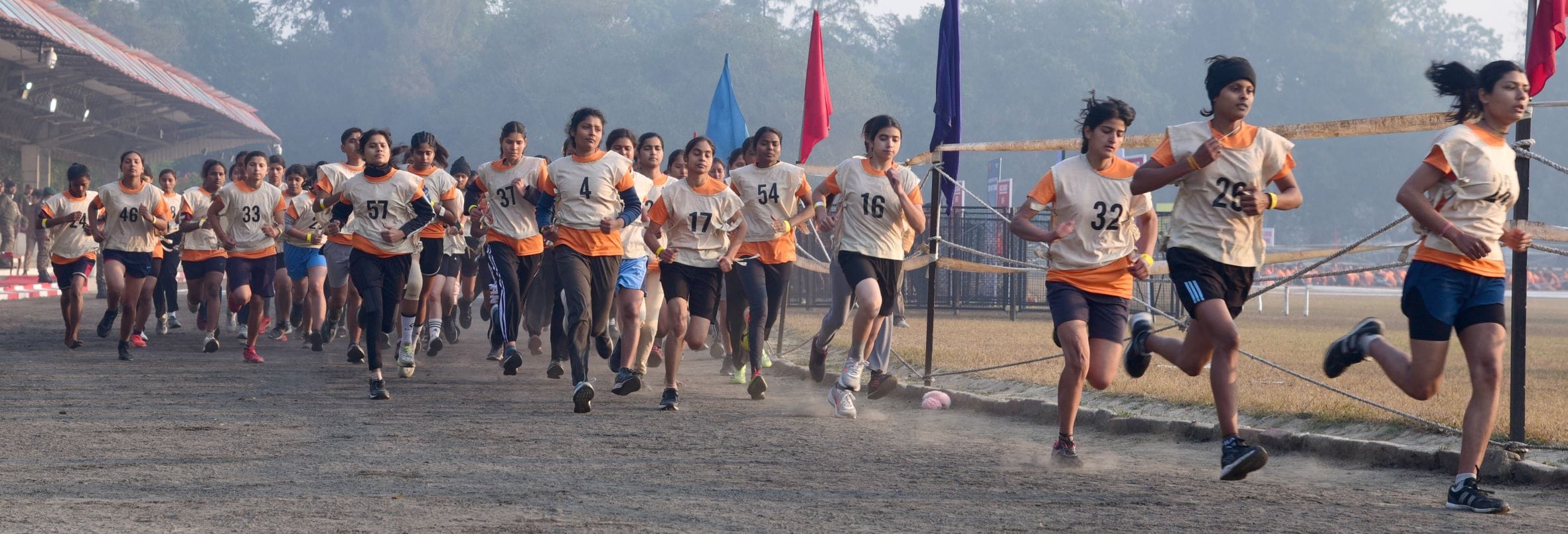 महिला सैन्य पुलिस अग्निवीर भर्ती रैली में शामिल अभ्यर्थी। महिला सैन्य पुलिस अग्निवीर भर्ती रैली में शामिल अभ्यर्थी।