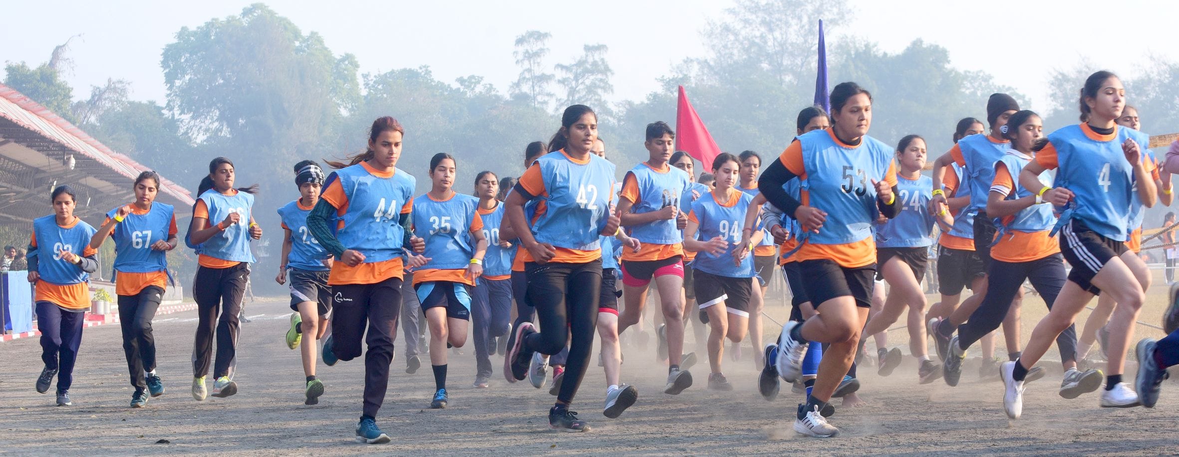 महिला सैन्य पुलिस अग्निवीर भर्ती रैली में शामिल अभ्यर्थी। महिला सैन्य पुलिस अग्निवीर भर्ती रैली में शामिल अभ्यर्थी।