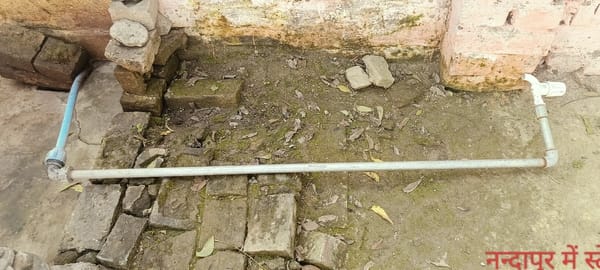 जल जीवन की टंकी का निर्माण अधूरा