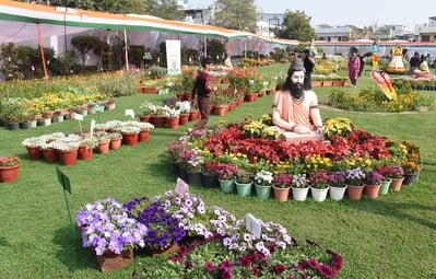 पुष्प प्रदर्शनी एवं चित्रकला प्रतियोगिता  का हुआ आयोजन।