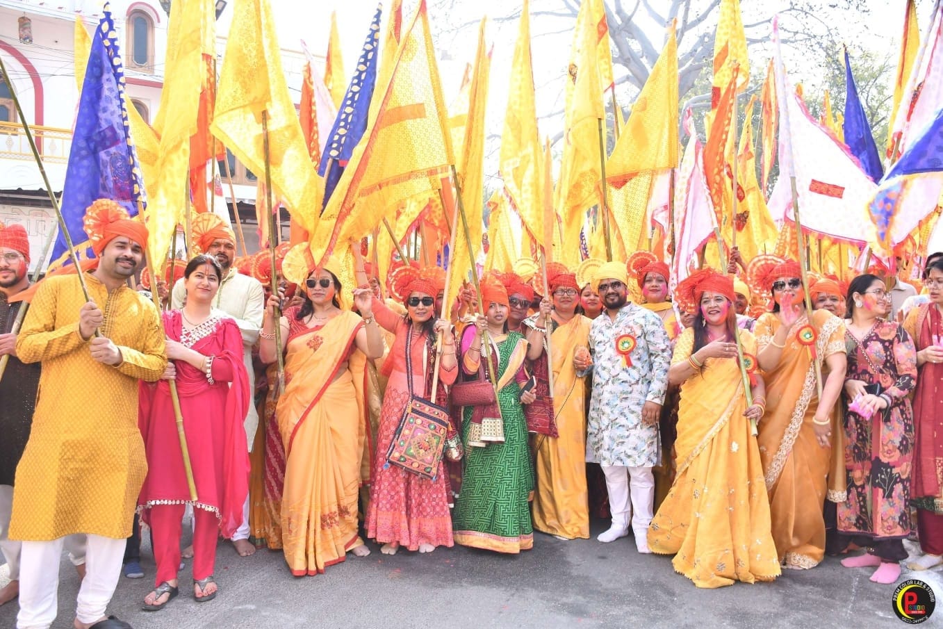 खाटू श्याम की निशान यात्रा निकाली