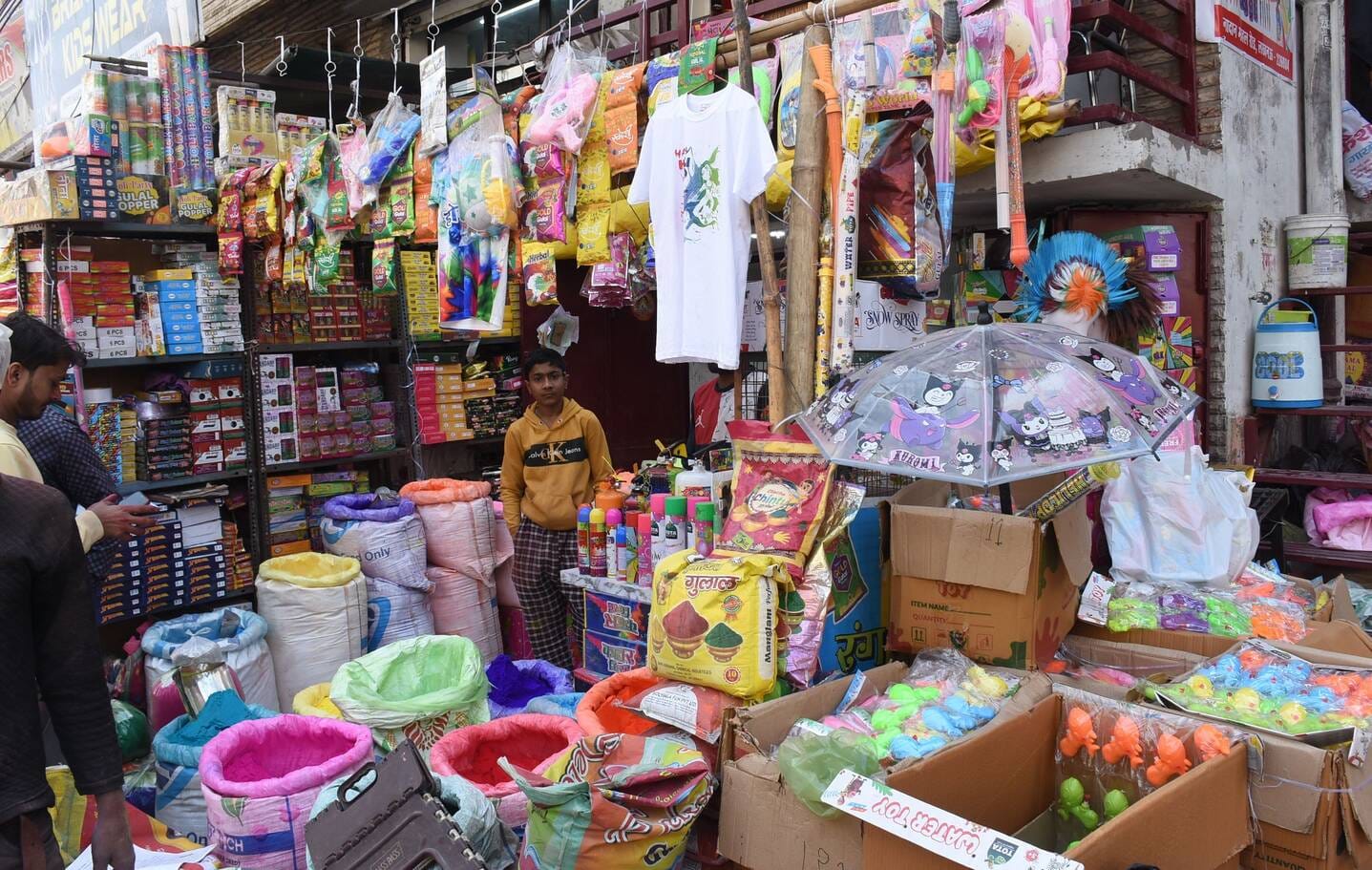 राजधानी में चढ़ा होली का खुमार। राजधानी में चढ़ा होली का खुमार।