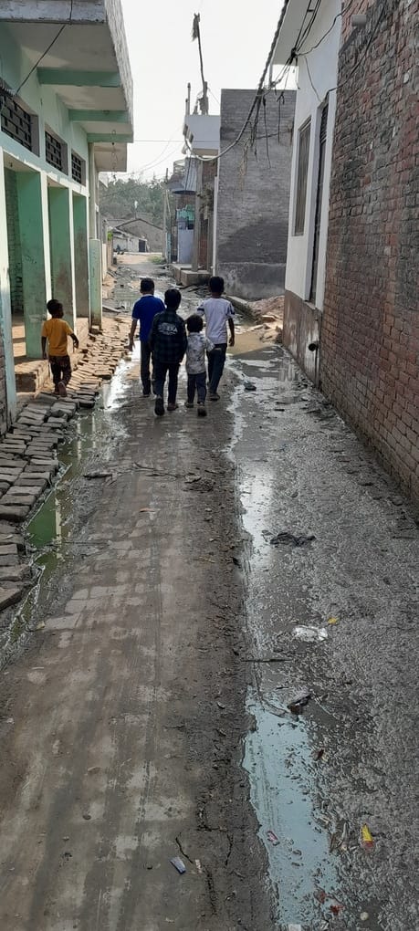 सिराथू कस्बे में लगा कूड़े का ढेर। संवाद सिराथू कस्बे में लगा कूड़े का ढेर। संवाद
