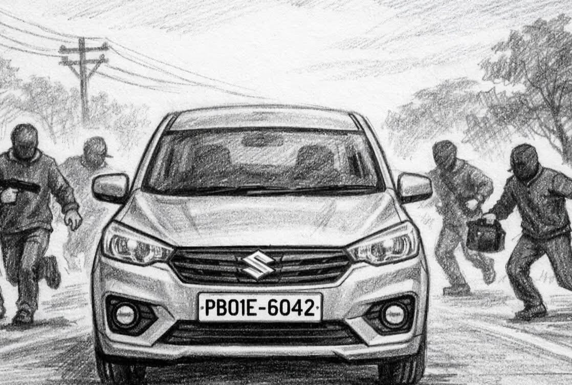 विजयपुर कार चालक रवि कुमार बारदात की जानकारी देते