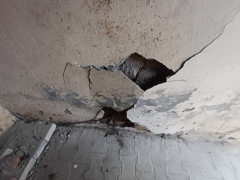 अंबाला छावनी के बारह क्रास रोड स्थित सामुदायिक भवन के परिसर में चल रही छपरबंद मोहल्ला की आंगनब