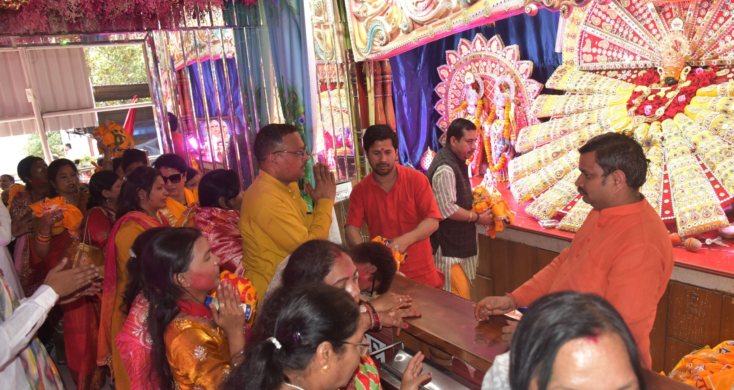 फाल्गुन एकादशी के उपलक्ष्य में निकाली श्री श्याम ध्वजा यात्रा