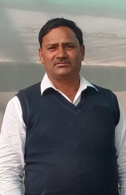 आलू की खेती करने वाले चौधरी शकील। आलू की खेती करने वाले चौधरी शकील।
