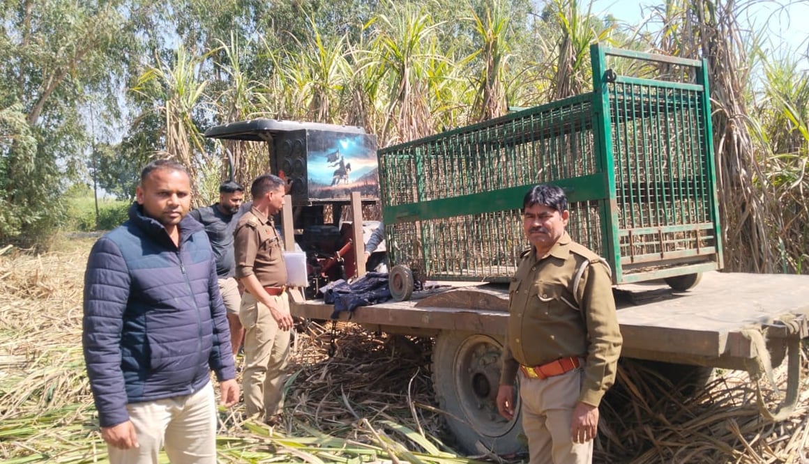 कादराबाद गुलदार के हमले में घायल महिला। संवाद कादराबाद गुलदार के हमले में घायल महिला। संवाद